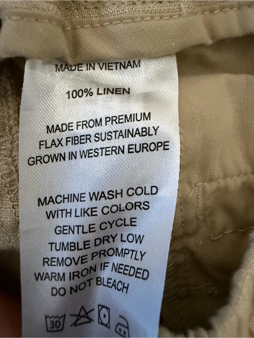Quince 100% European Linen Wide Leg Pants XL